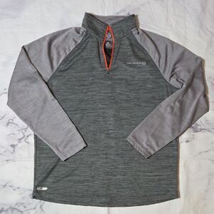 Free Country Gray Micro-Tech Pullover